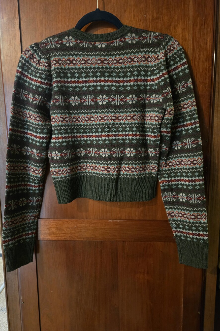 Emmy Design Fair-est Cardigan Small - Picture 2 of 5